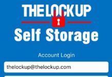 The Lock Up Self Storage App Login Screen