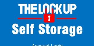 The Lock Up Self Storage App Login Screen